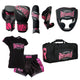 Rumble Kickboxing Set Kids Camo Black/Pink + Head guard + Sports bag + Clothing set
