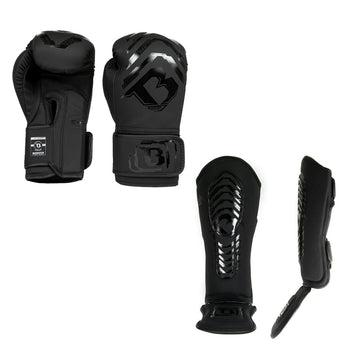Booster kickboxing set BG Youth Elite V2.1 Black/Black