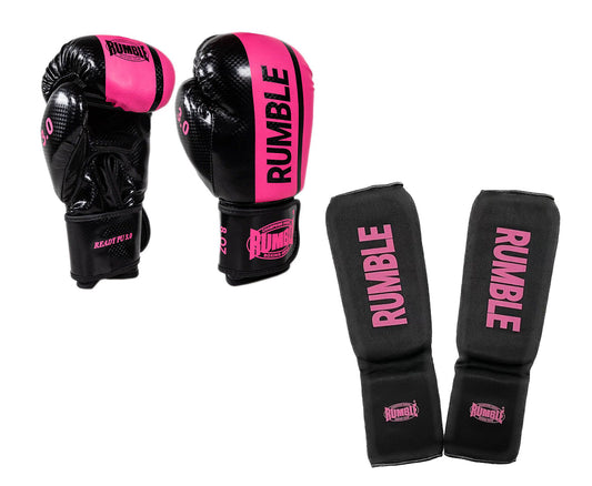 Rumble Kickboxing Set Junior 3.0 Black/Pink