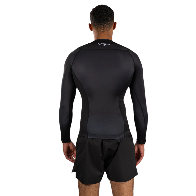 Venum Rashguard No Gi Long Sleeve Black/White