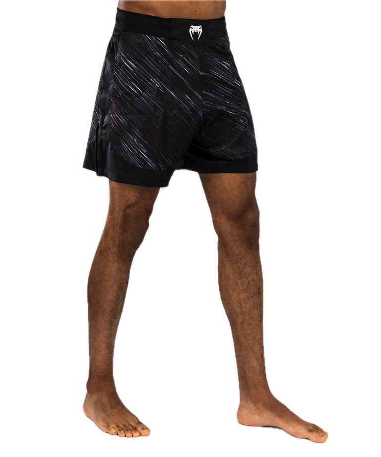 Venum Fight Shorts Rapid Black/Storm Grey
