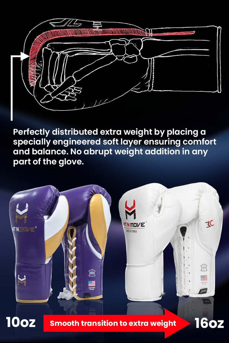 Hit N Move Bag and Conditioning Boxing Gloves Compact 16oz White