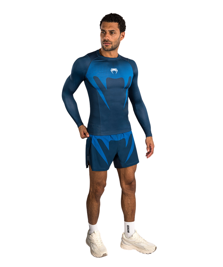 Venum Rashguard No Gi Long Sleeve Indigo