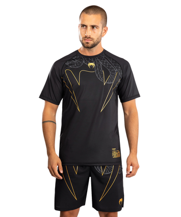 Venum Dry Tech T-shirt Serpenti Black/Silver/Gold