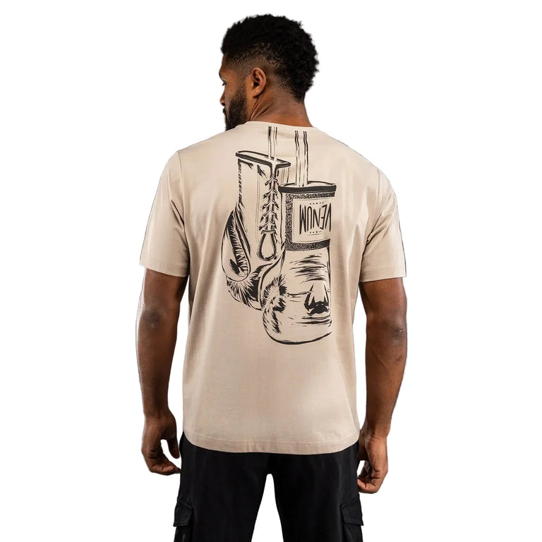 Venum Fight Icon T-Shirt Beige