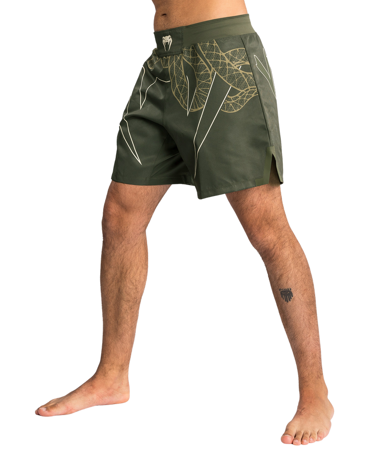 Venum Fightshort Serpenti Khaki/Bronze/Ivory