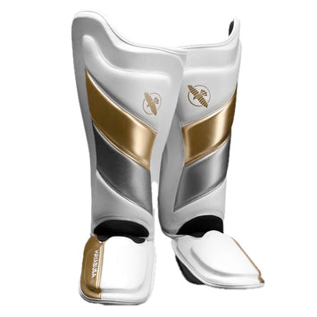 Hayabusa Shin guards T3 White - Gold