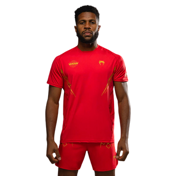 Venum X WOW FC Dry-Tech T-shirt Fiery Red