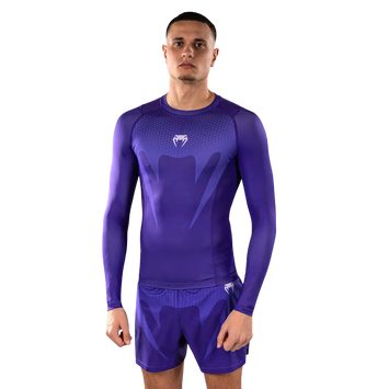 Venum Rashguard No Gi Long Sleeve Purple