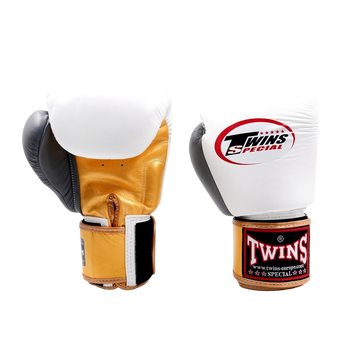 Twins Boxing Gloves BGVL 3 Gold/White/Grey
