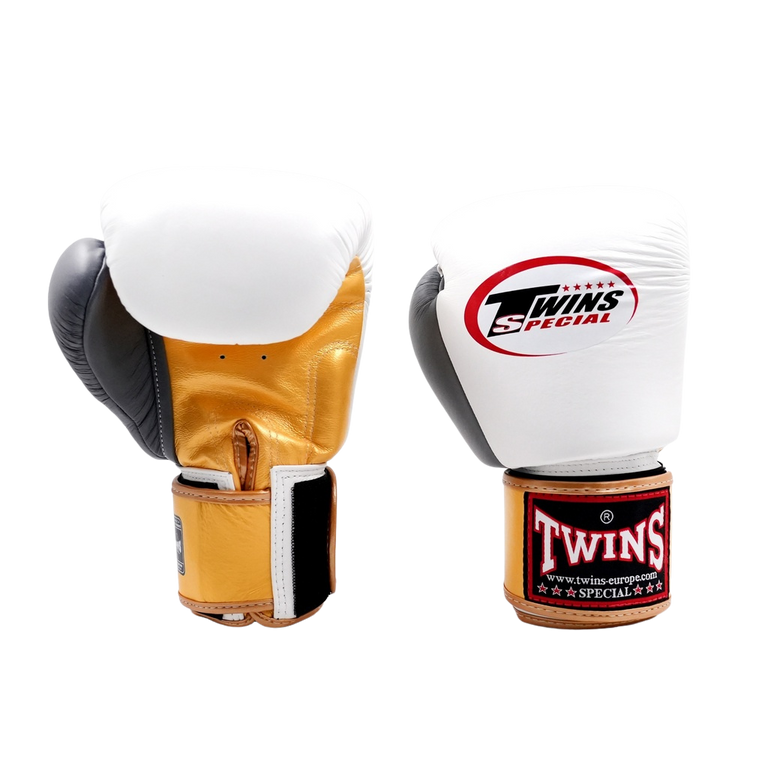 Twins Boxing Gloves BGVL 3 Gold/White/Grey