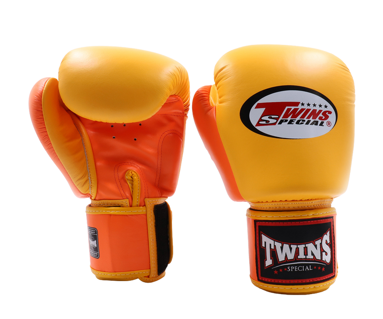 Twins Boxing Gloves BGVL 3 Yellow/Orange
