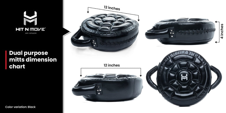 Hit N Move Lever Punch Pad Black