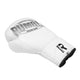 Rumble Boxing Gloves Leather Laces White