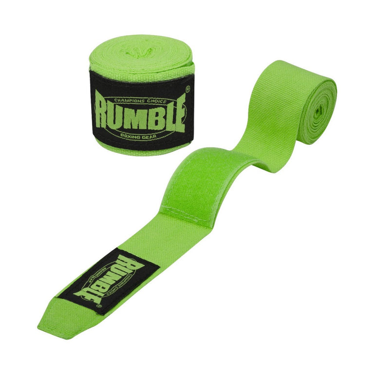Rumble Hand Wrap Elastic Junior Neon Green
