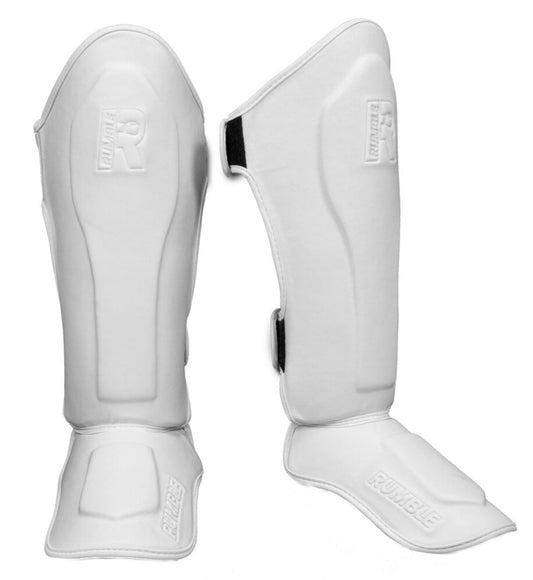 Rumble Shin guards R-Line Pro White