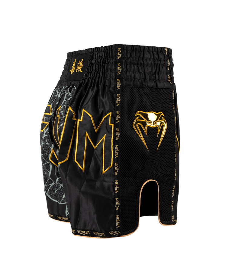 Venum Kickboxing Shorts Serpenti Black/Silver/Gold