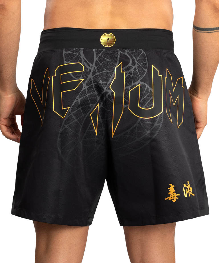 Venum Fightshort Serpenti Black/Silver/Gold
