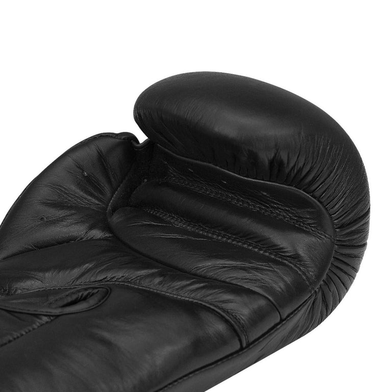 Rumble Boxing Gloves Leather R-Line Black