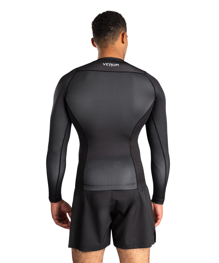 Venum Rashguard No Gi Long Sleeve Black/ Silver Grey
