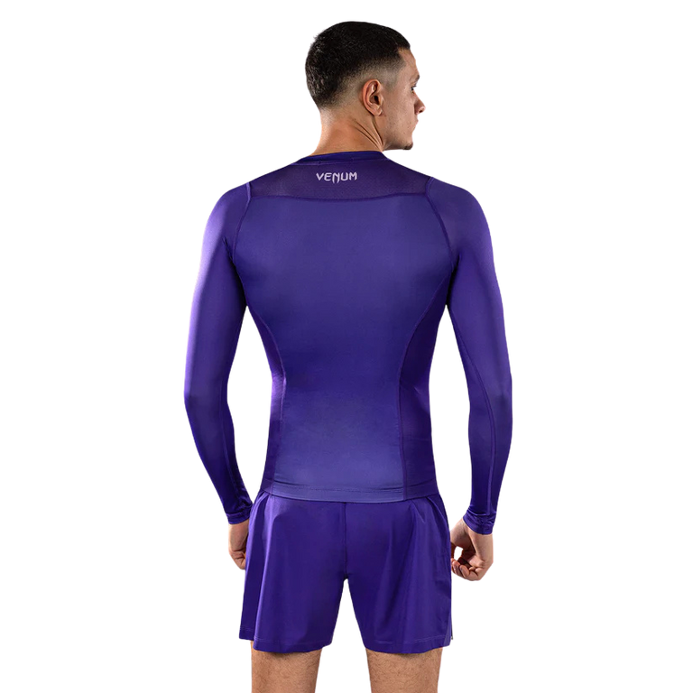 Venum Rashguard No Gi Long Sleeve Purple