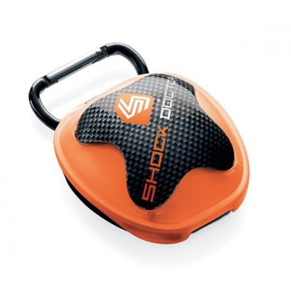 Shockdoctor case for storing mouth guard Orange