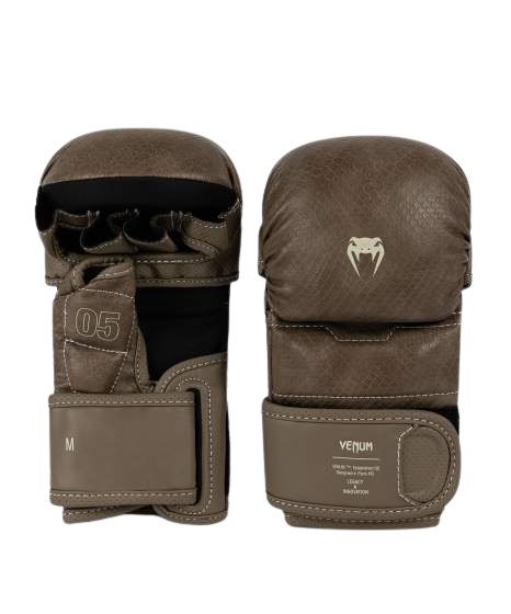 Venum MMA Gloves Sparring Impact Evo Scales Brown