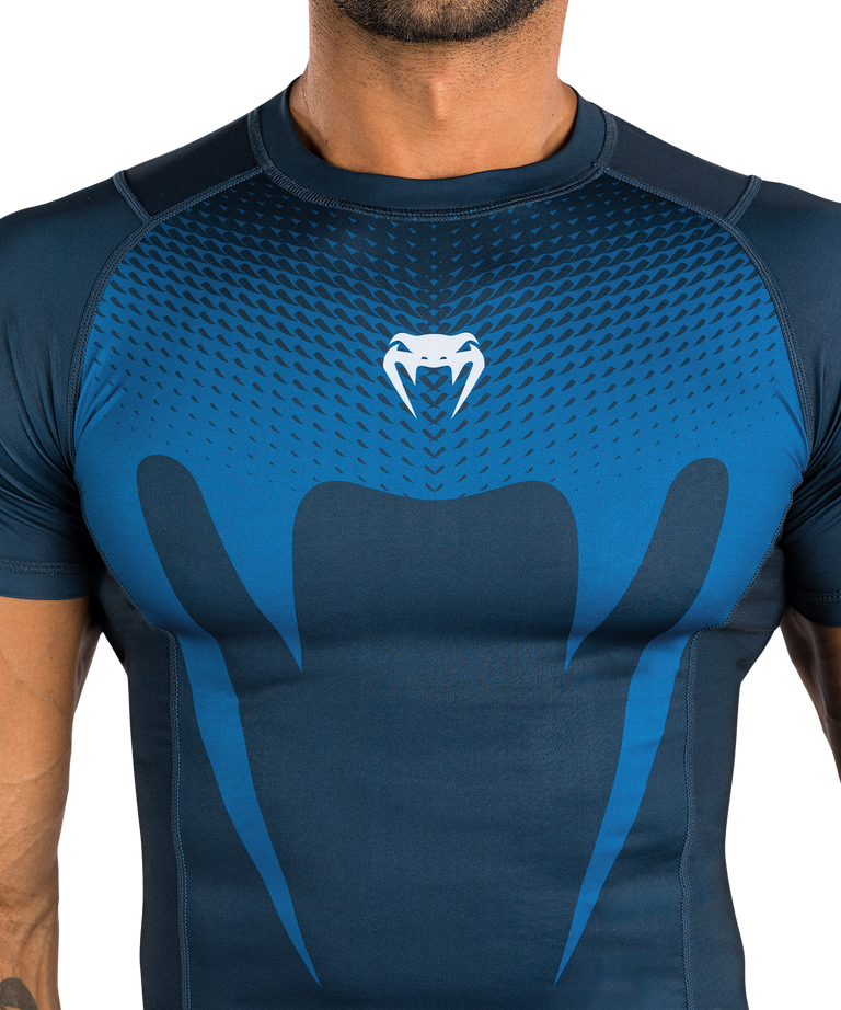 Venum Rashguard No Gi Short Sleeve Indigo