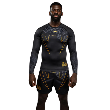 Venum Rashguard Serpenti Long Sleeve Black/Silver/Gold