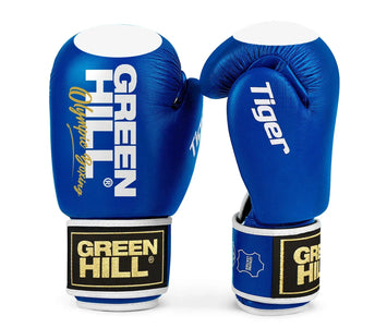 Green Hill Boxing Gloves Tiger Blue Target