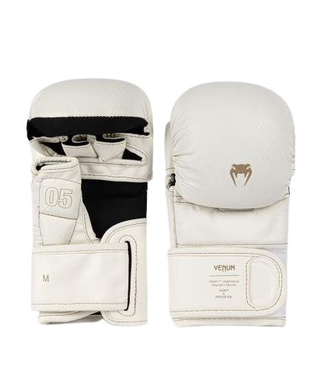 Venum MMA Gloves Sparring Impact Evo Scales Ivory