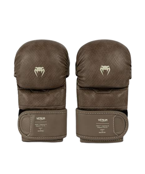Venum MMA Gloves Sparring Impact Evo Scales Brown
