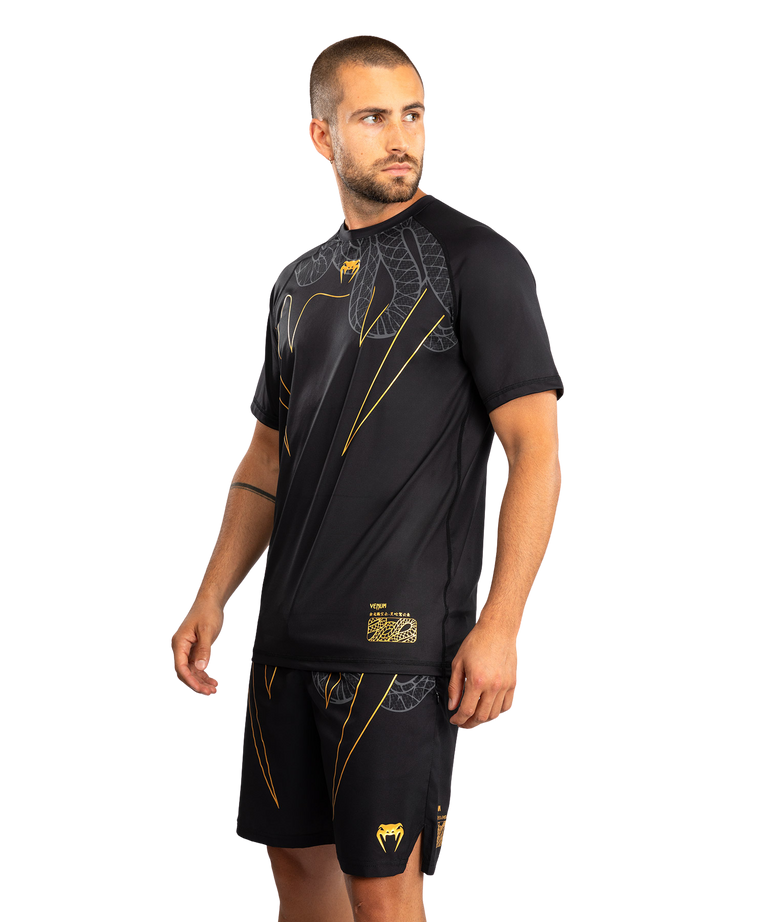 Venum Dry Tech T-shirt Serpenti Black/Silver/Gold
