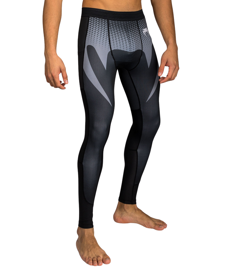 Venum Spats No Gi Black/Silver Grey