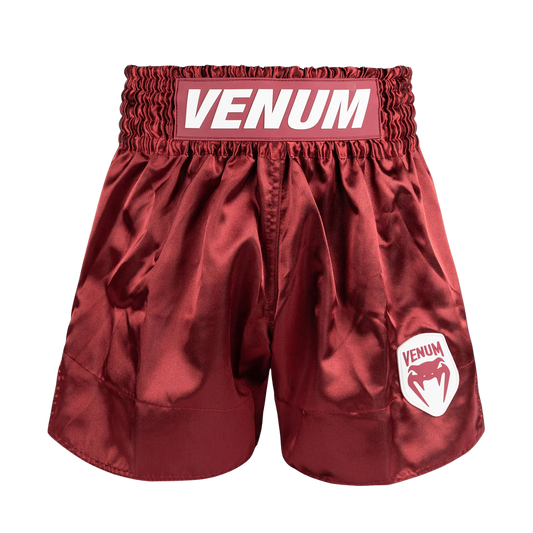 Venum Kickboxing Shorts Classic Evo Muay Thai Burgundy