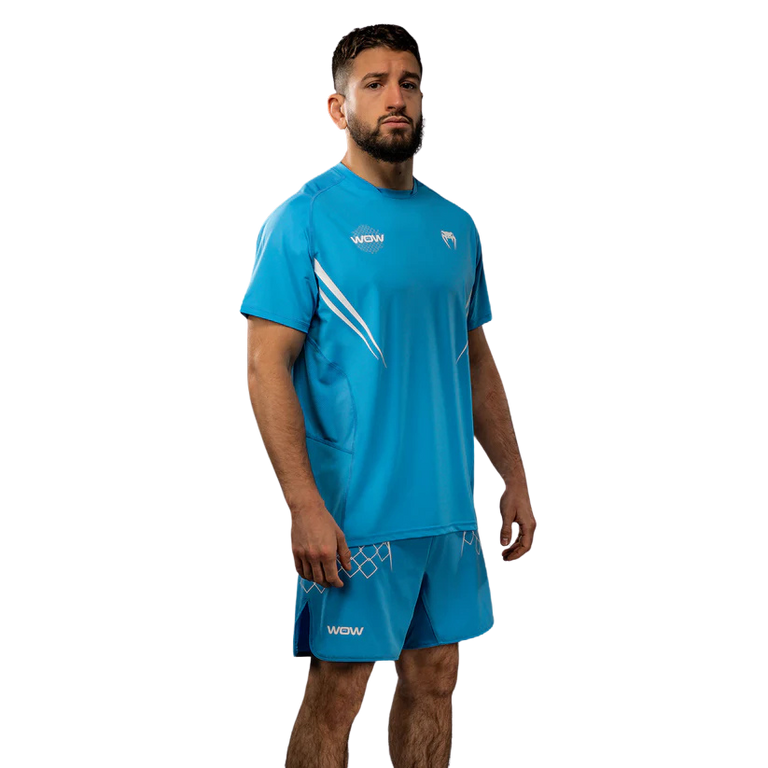 Venum X WOW FC Dry-Tech T-shirt Ocean Blue