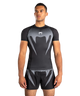 Venum Rashguard No Gi Short Sleeve Black/Silver Grey