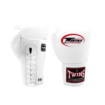 Twins Boxing Gloves BGLL 1 White