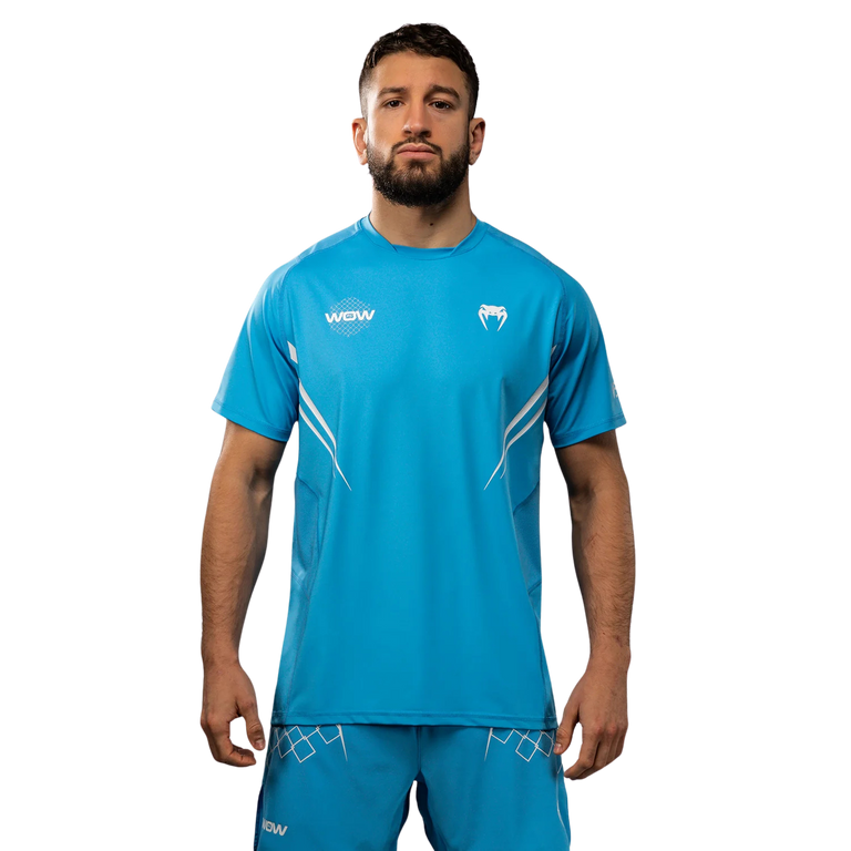 Venum X WOW FC Dry-Tech T-shirt Ocean Blue
