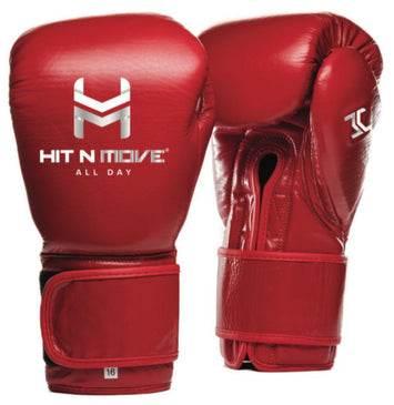 Hit N Move Boxing Gloves All Day Pro Red