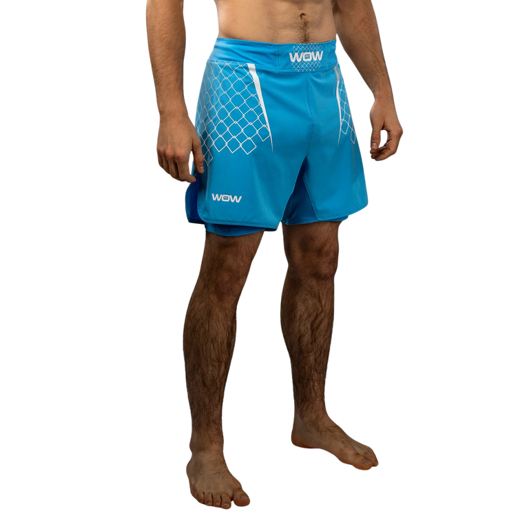 Venum X WOW FC Fightshort Ocean Blue