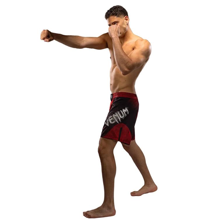 Venum Galactic 3.0 Fight Shorts Red/Silver