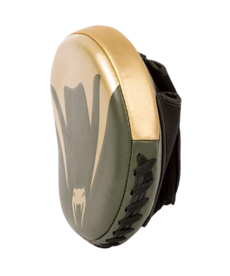 Venum Pro Boxing Mini Curved Hand Pads Khaki/Gold