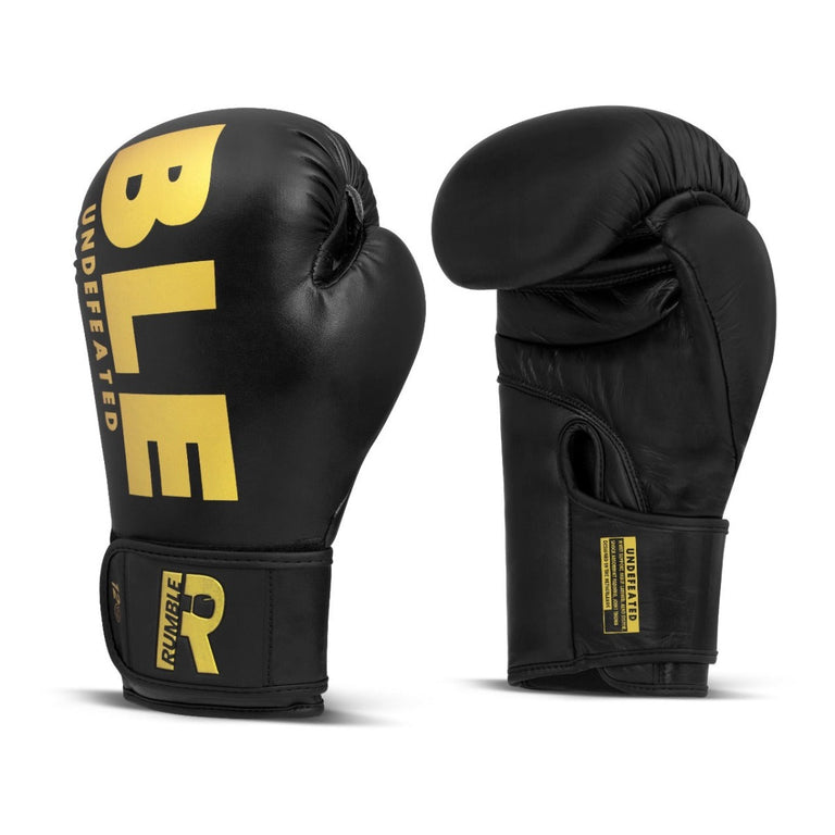 Rumble Boxing gloves PU Undefeated Black/Gold