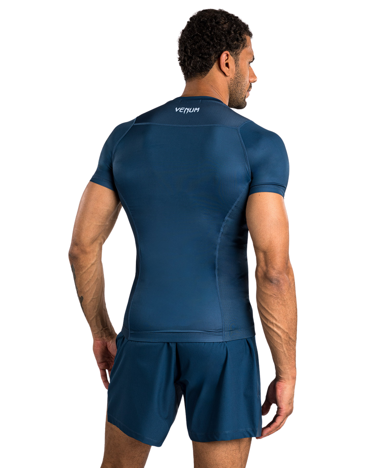 Venum Rashguard No Gi Short Sleeve Indigo