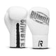 Rumble Boxing Gloves Leather Laces White