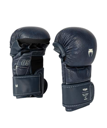 Venum MMA Gloves Sparring Impact Evo Scales Midnight Blue