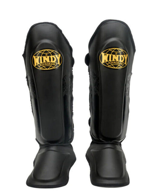 Joya Gear X Windy Shin Guards Black/Gold