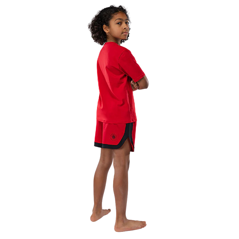 Venum T-Shirt Contender Kids Cherry Red