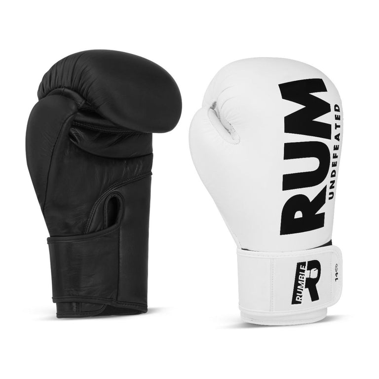 Rumble Kickboxing Set Boxing Glove Undefeated & Rumble Shin Guard Special 2.0 Black/Black